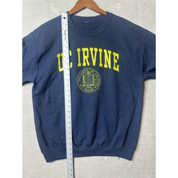 NWOT UC Irvine Anteaters Sweatshirt Crewneck Size Medium Blue Long Sleeve - Picture 3 of 6
